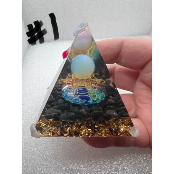 Beautiful Orgonite Pyramid - Your Choice - Picture 3 of 11